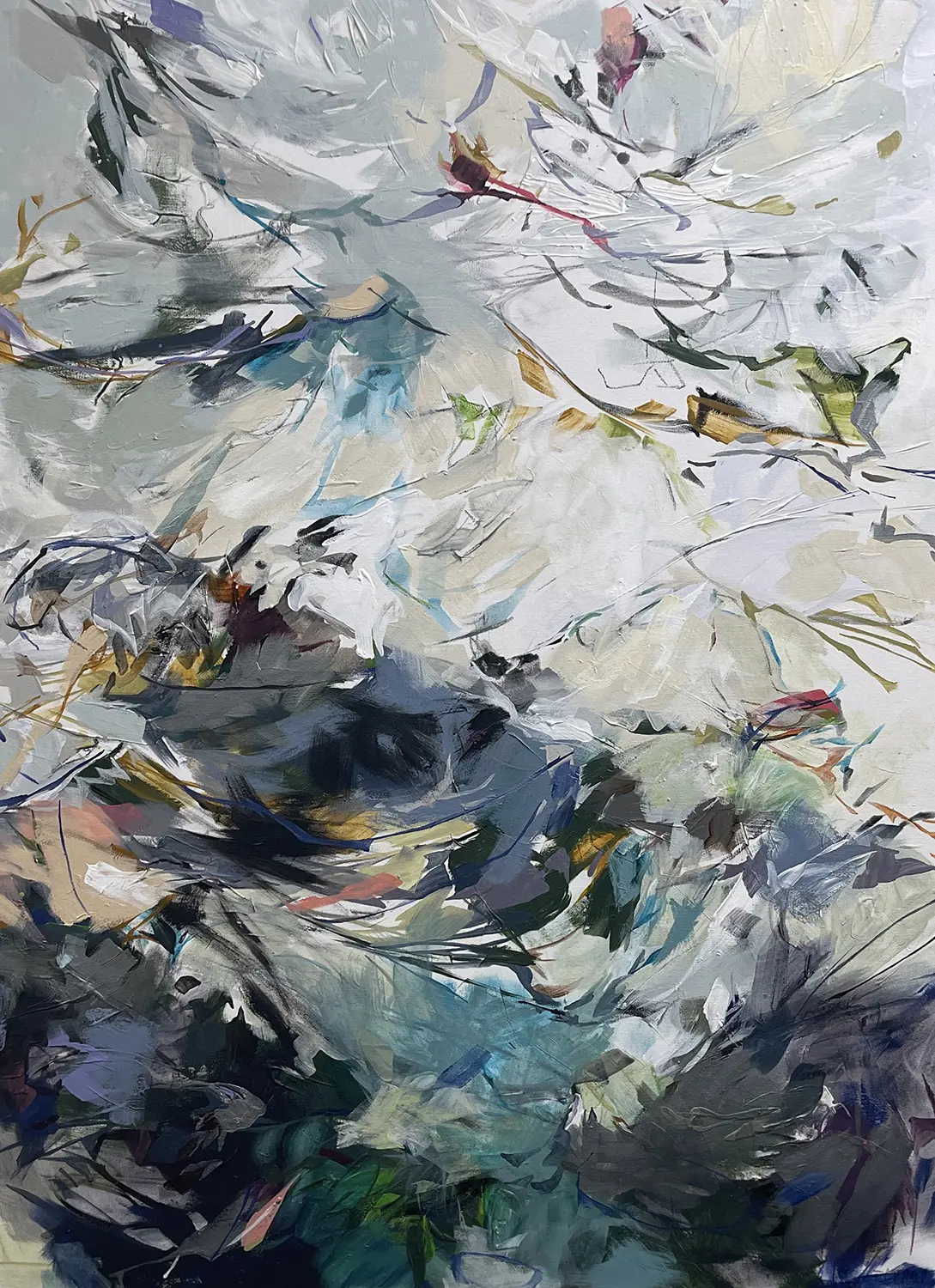Jeff Fitzgerald, So We Danced, Acrylic on linen, 36 x 48 inches