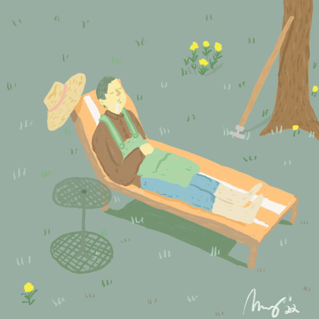 Nate Twombly, 'Sunday Afternoon After A Hard Day’s Work,' Digital, 2022