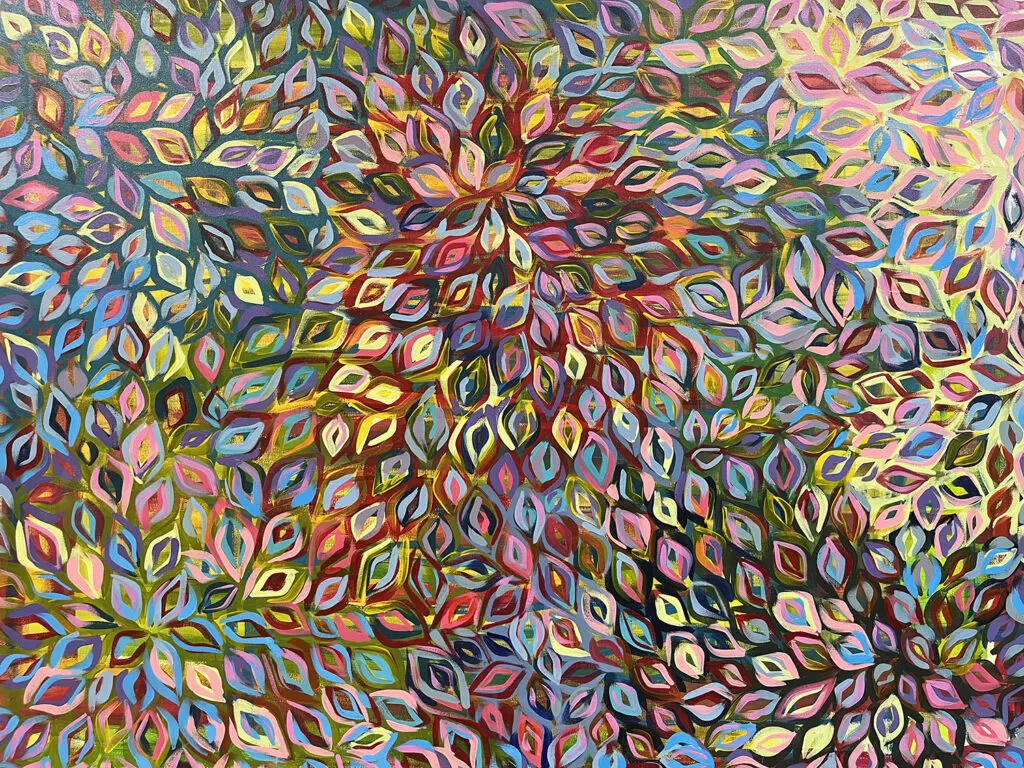 Tyler Pearce, Lucid, Acrylic on canvas, 2022, $1200