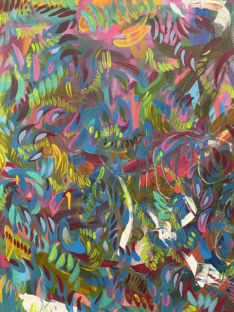 Tyler Pearce, Untitled 2, Acrylic on canvas, 2022, $950